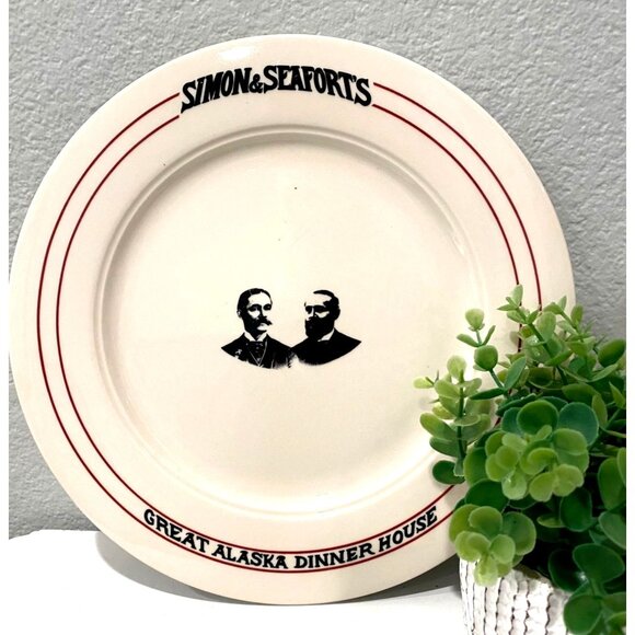 Famous Simon and Seaport's Great Alaska Dinner House In Kodiak Plate Collections - Picture 1 of 5
